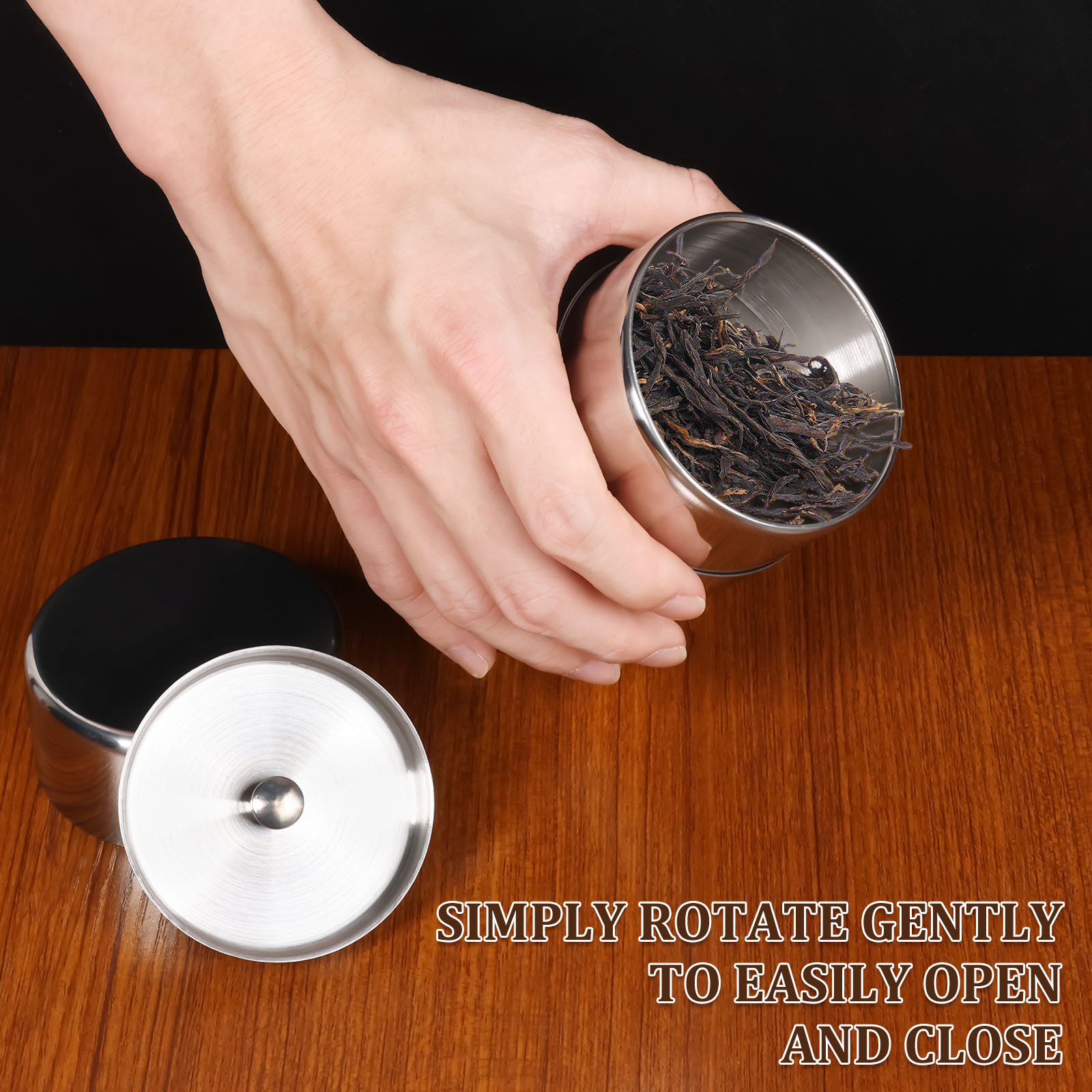 Kaleng Kaleng Daun Teh Baja Ta - Tea Coffee Sugar Container ulasan dan harga