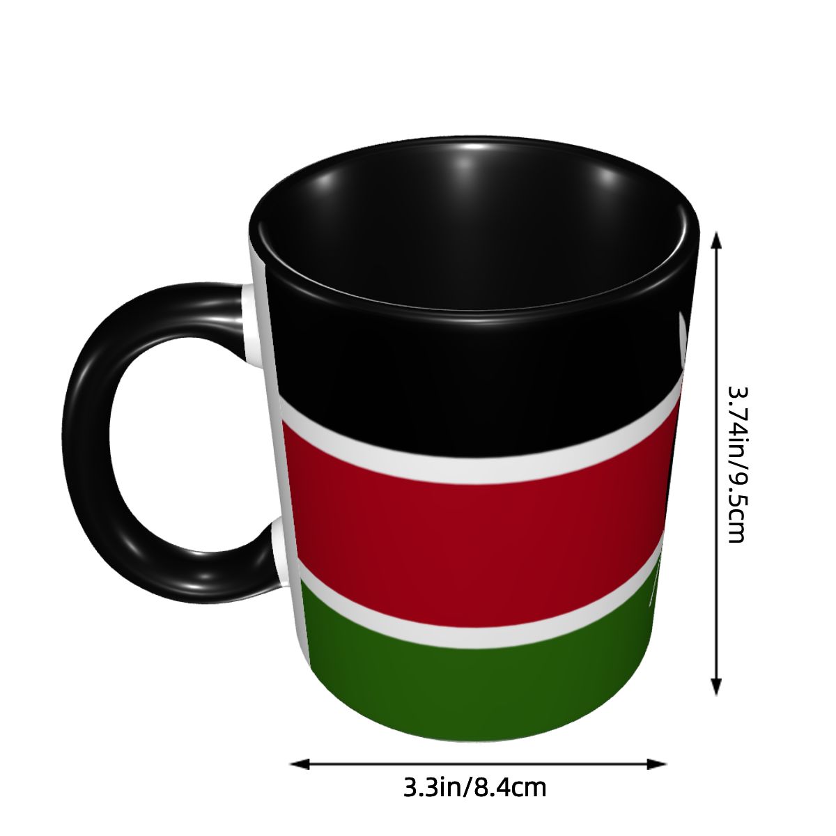 Mug Kopi Bendera Kenya DIY Mug - Coffee Tea Kenya ulasan dan harga