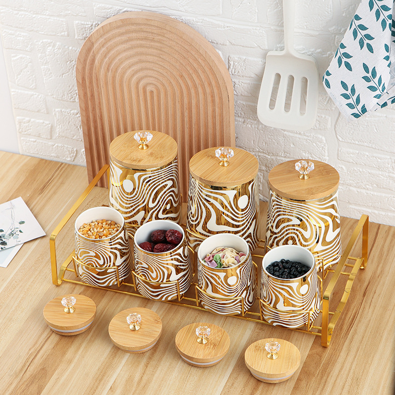 Set Tabung Dapur Keramik Mengk - Coffee Tea Canister Set ulasan dan harga