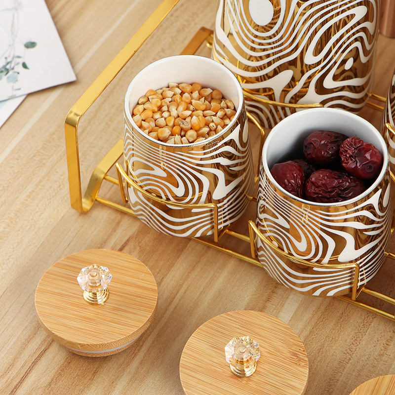 Set Tabung Dapur Keramik Mengk - Coffee Tea Canister Set ulasan dan harga