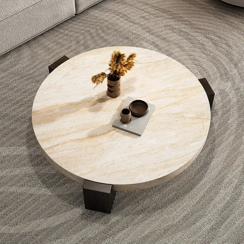 Meja Kopi Modern Unik Bulat Mi - Coffee Tea Lounge ulasan dan harga