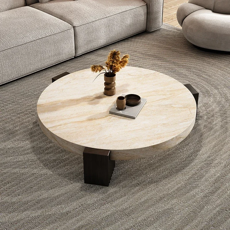 Meja Kopi Modern Unik Bulat Mi - Coffee Tea Lounge ulasan dan harga