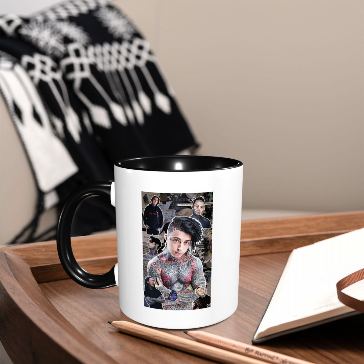 Ronnie Radke Kolase Foto Mug B - Coffee Tea Photos ulasan dan harga